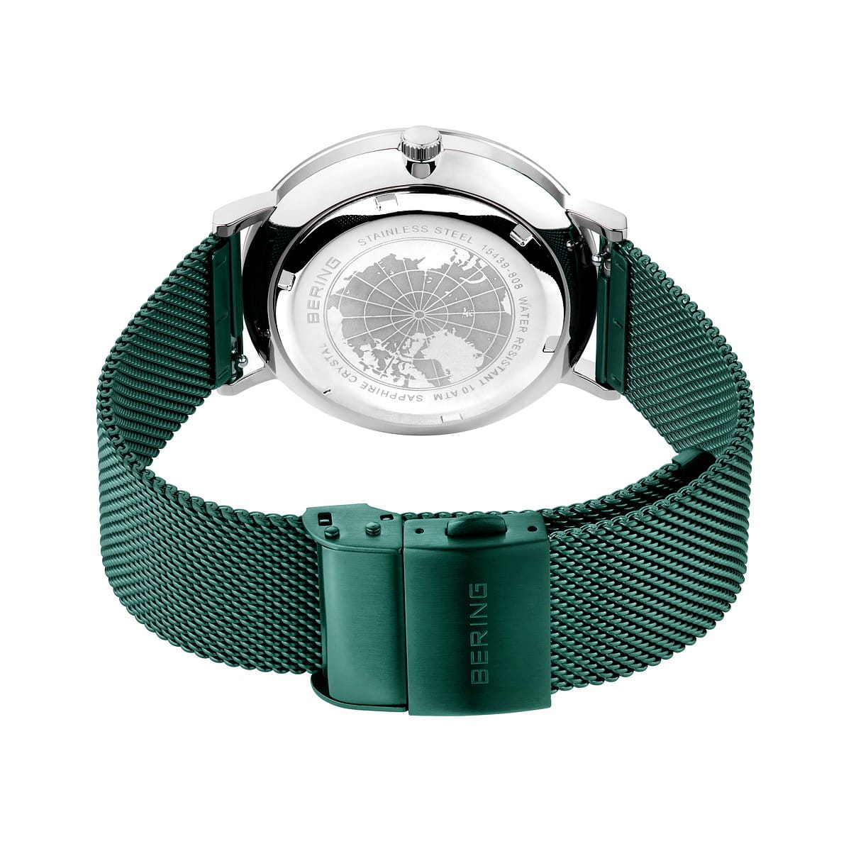 BERING Solar Green Watch 15439-808
