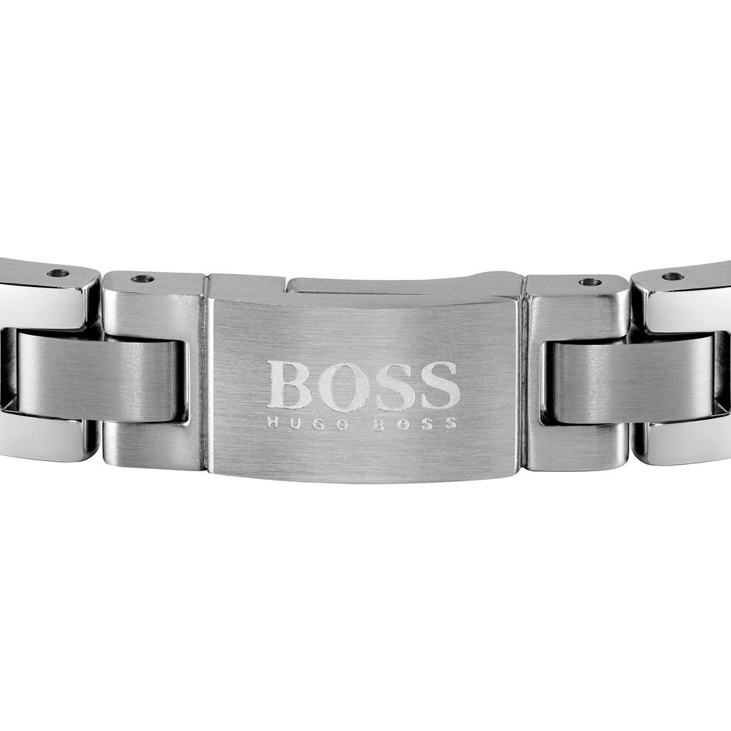 Gents BOSS Metal Link Essentials Stainless Steel Bracelet