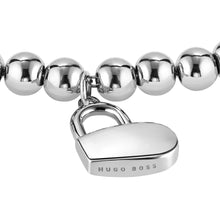 Load image into Gallery viewer, Ladies BOSS Beads Collection Stainless Steel Bracelet
