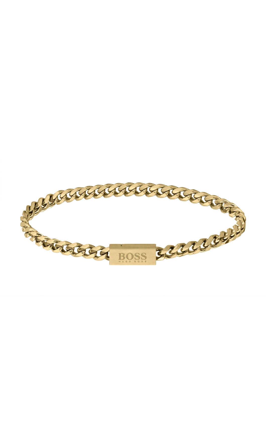 Gents BOSS Chain For Him Gold IP Bracelet