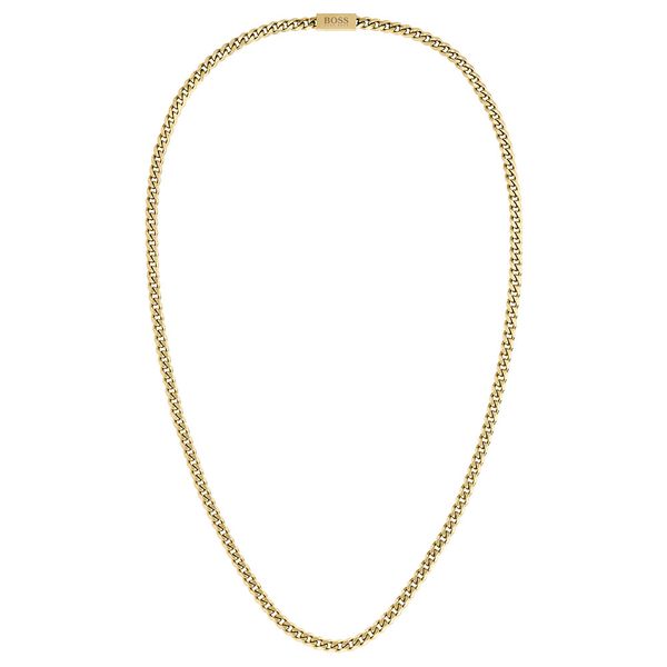 Gents BOSS Chain For Him Gold IP Necklace