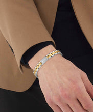 Load image into Gallery viewer, Gents BOSS Metal Link Essentials Two-Tone Bracelet
