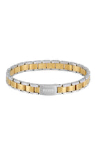 Load image into Gallery viewer, Gents BOSS Metal Link Essentials Two-Tone Bracelet

