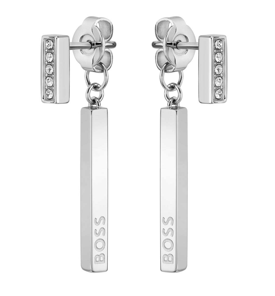 Ladies BOSS Saya Stainless Steel Earrings