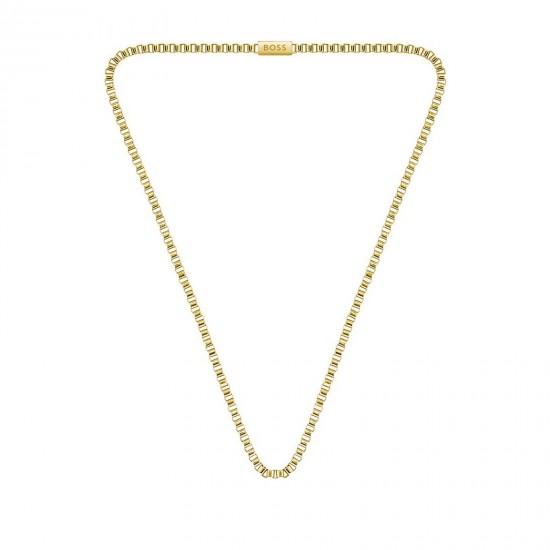 Gents BOSS Chain For Him Gold IP Necklace