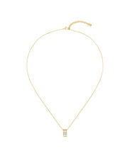 Load image into Gallery viewer, Ladies BOSS Clia Light Yellow Gold IP Crystal Necklace

