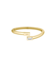 Load image into Gallery viewer, Ladies BOSS Clia Light Yellow Gold IP Crystal Bangle
