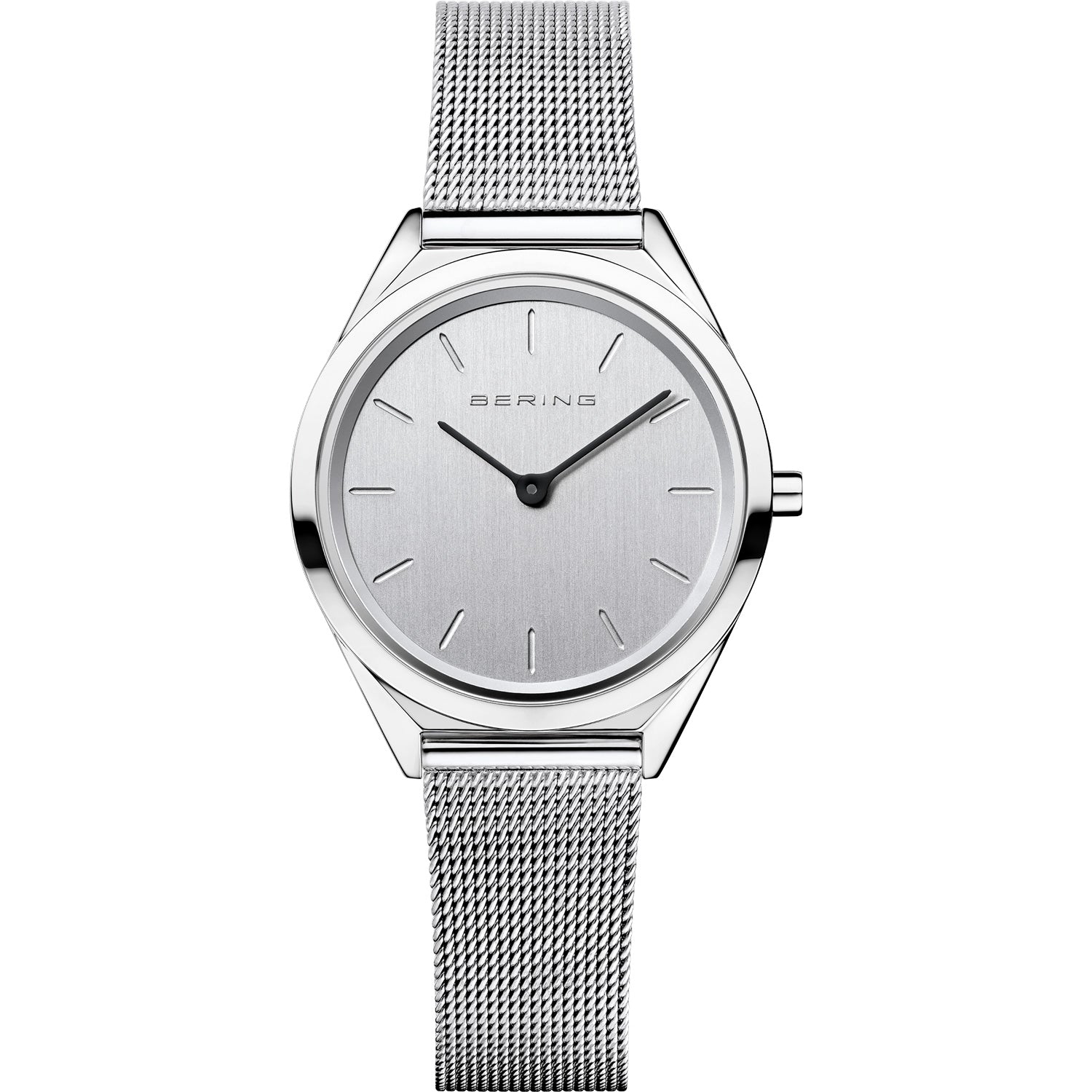 BERING Ladies Ultra Slim Silver Watch 17031-000