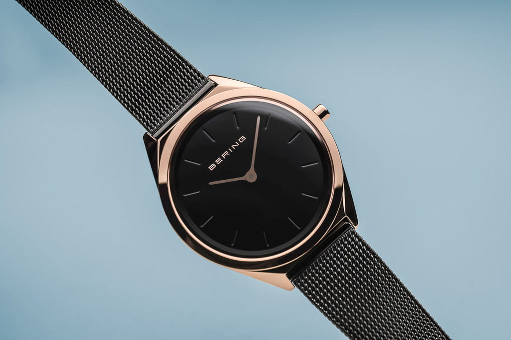 BERING Ladies Rose Gold Watch 17031-166