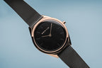 BERING Ladies Rose Gold Watch 17031-166