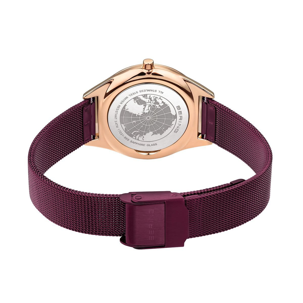 BERING Ladies Purple Watch 17031-969
