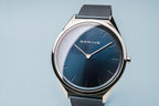BERING Ultra Slim Blue and Silver Watch 17039-307