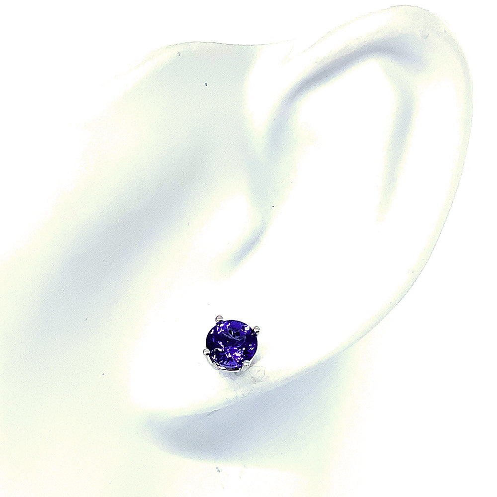 18ct White Gold 2.49tct Tanzanite Earrings