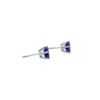 18ct White Gold 2.49tct Tanzanite Earrings