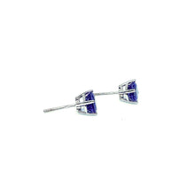 Load image into Gallery viewer, 18ct White Gold 2.49tct Tanzanite Earrings
