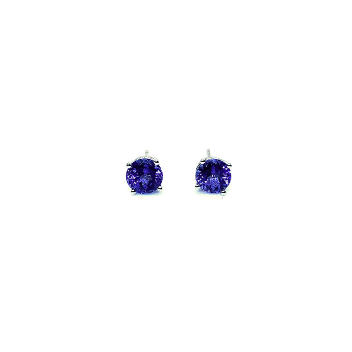 18ct White Gold 2.49tct Tanzanite Earrings