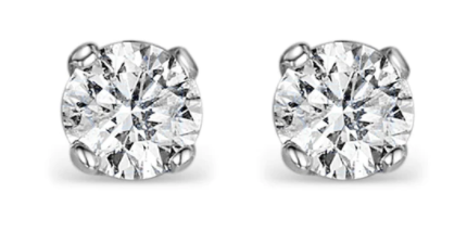 18ct White Gold 0.50tct Diamond Earrings