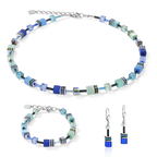 GeoCUBE® Necklace Blue-Green
