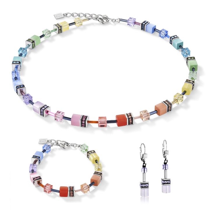 GeoCUBE® Earrings multicolour soft