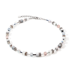 GeoCUBE® Iconic Monochrome Necklace Peach