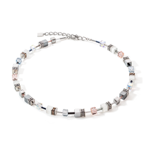 Load image into Gallery viewer, GeoCUBE® Iconic Monochrome Necklace Peach
