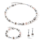 GeoCUBE® Iconic Monochrome Necklace Peach