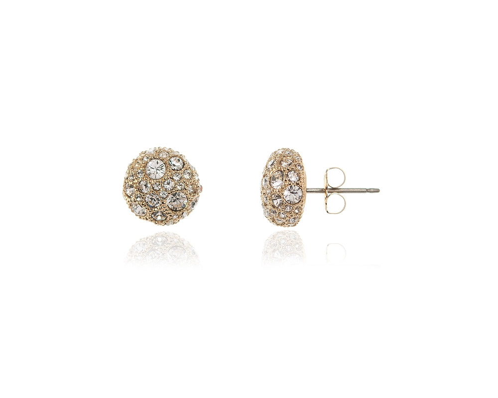 Pom Pom Gold Earrings