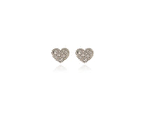 Load image into Gallery viewer, Pom Pom Heart Earrings

