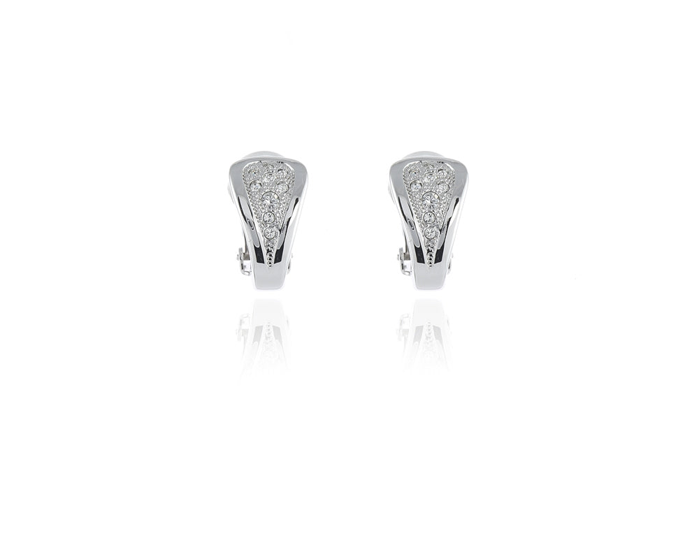 Talli Silver Clip-on Earrings