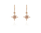 North Star Rose Gold Earrings