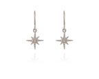 North Star Silver Earrings