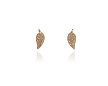Load image into Gallery viewer, Leafy Gold Earrings
