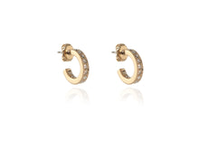 Load image into Gallery viewer, Saga Gold Hoop Earrings
