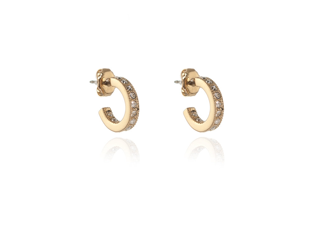 Saga Gold Hoop Earrings
