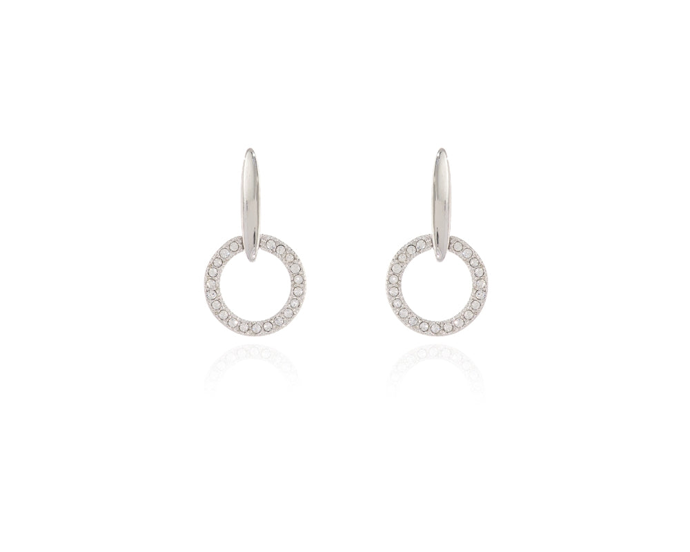 Lara Drop Silver Earrings