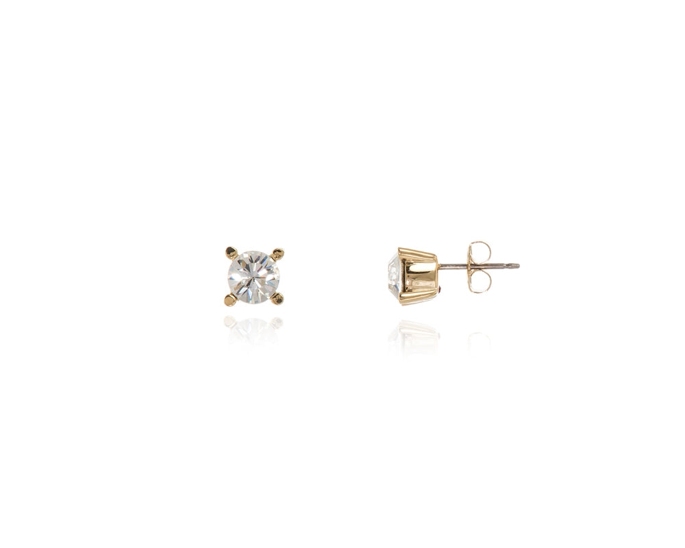 Laine Gold with Swarovski Crystal Earrings