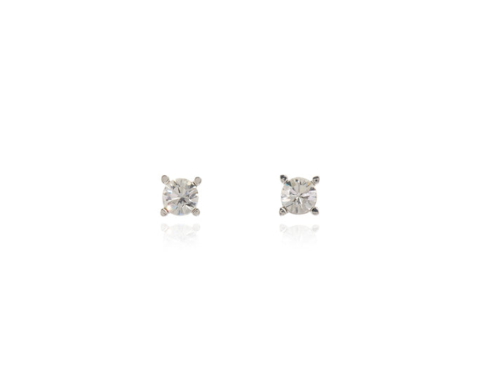 Laine Silver Swarovski Crystal Earrings