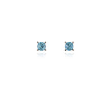 Load image into Gallery viewer, Laine with Blue Swarovski Crystal Earrings
