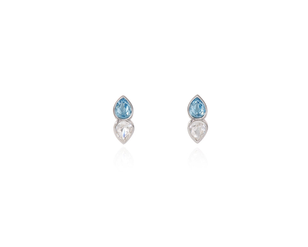 Talh Silver & Aquamarine Earrings