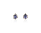 Talma Tanzanite Blue Coloured Earrings