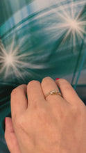 Load and play video in Gallery viewer, 9ct Yellow Gold Diamond Twist Trilogy Ring
