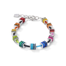 Load image into Gallery viewer, GeoCUBE® Bracelet classic Polaris &amp; Rhinestone Multicolour
