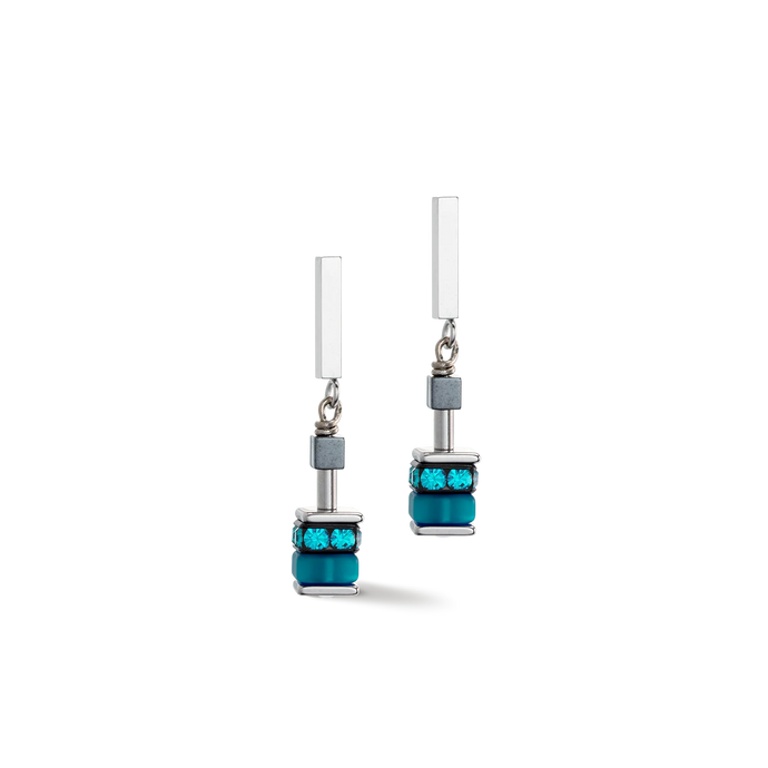 Earrings Sparkling Classic Update Blue