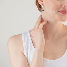Load image into Gallery viewer, Earrings Sparkling Classic Update Blue
