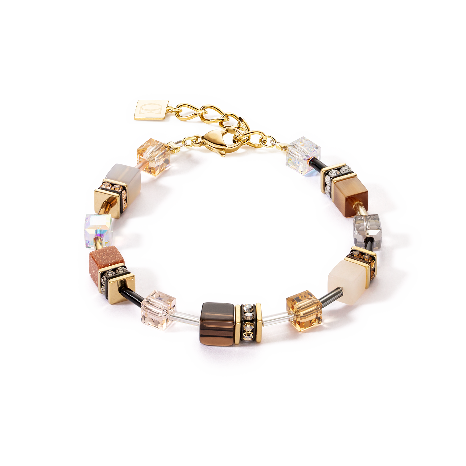 GeoCUBE® Iconic Precious bracelet brown