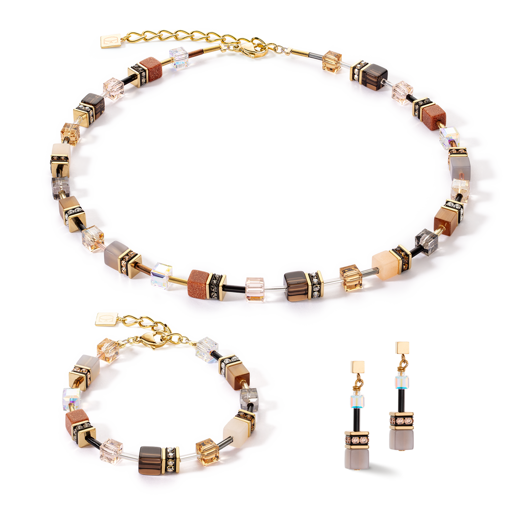GeoCUBE® Iconic Precious bracelet brown