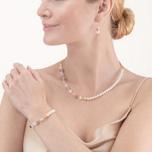 Load image into Gallery viewer, GeoCUBE® Precious Fusion Pearls Necklace Multicolour Pastel
