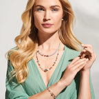 GeoCUBE® Precious Fusion Pearls Necklace Multicolour Pastel