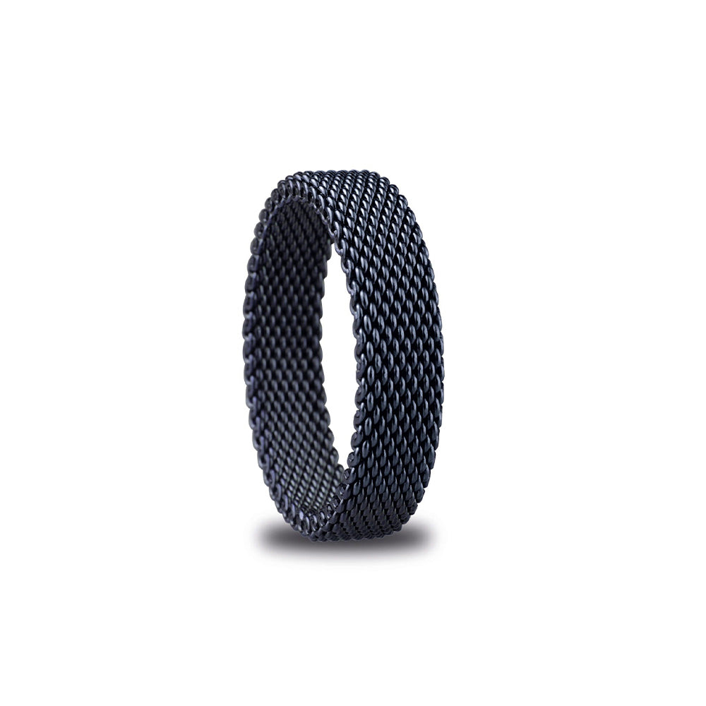 BERING Ring | Navy Blue Milanese Mesh | 551-70-X2 | Inner Ring