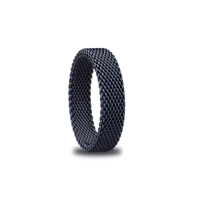 BERING Ring | Navy Blue Milanese Mesh | 551-70-X2 | Inner Ring
